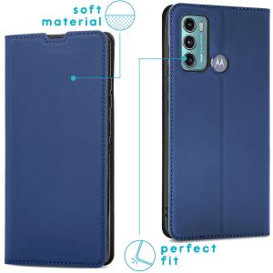 iMoshion Slim Folio Bookcase Motorola Moto G60 - Donkerblauw