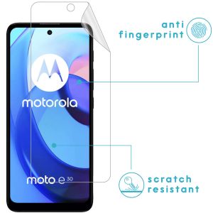 iMoshion Screenprotector Folie 3 pack Motorola Moto E30 / E40