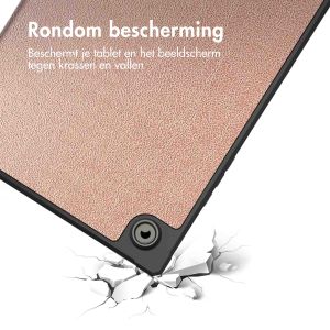 iMoshion Trifold Bookcase Samsung Galaxy Tab A8 - Rosé Goud