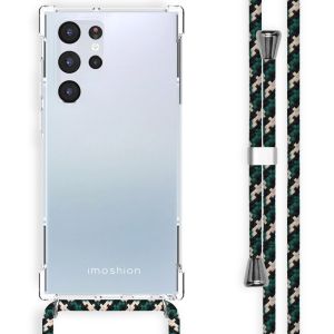 iMoshion Backcover met koord Samsung Galaxy S22 Ultra - Groen