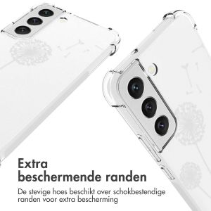 iMoshion Design hoesje met koord Samsung Galaxy S22 - Paardenbloem - Wit
