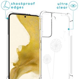 iMoshion Design hoesje met koord Samsung Galaxy S22 Plus - Paardenbloem - Wit
