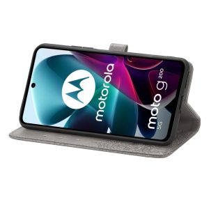 iMoshion Mandala Bookcase Motorola Moto G200 - Grijs