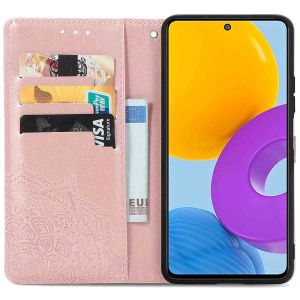 iMoshion Mandala Bookcase Samsung Galaxy M52 - Rosé Goud