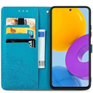 iMoshion Mandala Bookcase Samsung Galaxy M52 - Turquoise
