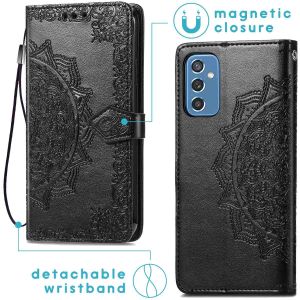 iMoshion Mandala Bookcase Samsung Galaxy M52 - Zwart