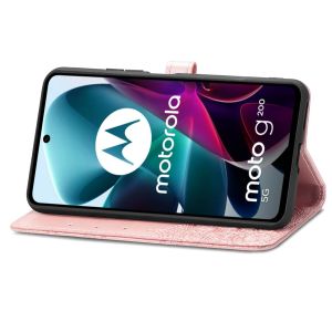 iMoshion Mandala Bookcase Motorola Moto G200 - Rosé Goud