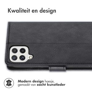 iMoshion Luxe Bookcase Samsung Galaxy M22 / A22 (4G) - Zwart