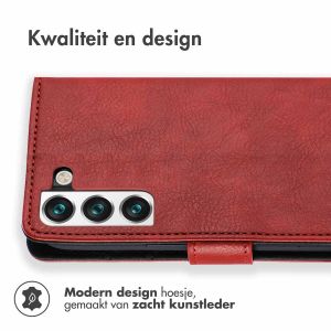 iMoshion Luxe Bookcase Samsung Galaxy S22 - Rood