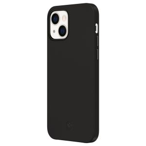 Valenta Luxe Leather Backcover iPhone 13 - Zwart