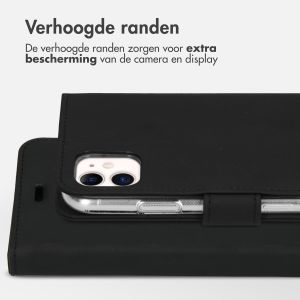 Accezz Wallet Softcase Bookcase iPhone 11 - Zwart