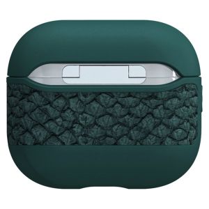 Njorð Collections Salmon Leather Case Apple AirPods 3 (2021) - Dark Green