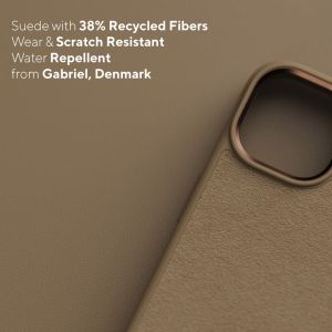 Njorð Collections Suède Comfort+ Case iPhone 14 Pro - Camel