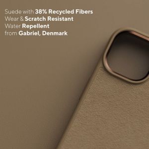 Njorð Collections Suède Comfort+ Case iPhone 14 Pro Max - Camel