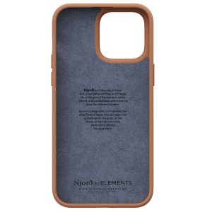 Njorð Collections Genuine Leather Case iPhone 14 Pro Max - Cognac