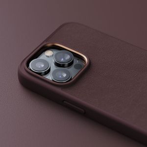 Njorð Collections Genuine Leather Case iPhone 14 Pro Max - Brown