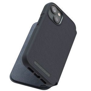 Njorð Collections Genuine Leather MagSafe Wallet Case iPhone 14 - Black