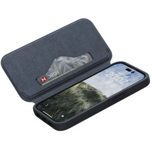 Njorð Collections Genuine Leather MagSafe Wallet Case iPhone 14 Pro - Black
