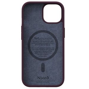 Njorð Collections Salmon Leather MagSafe Case iPhone 15 - Rust