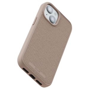 Njorð Collections Fabric MagSafe Case iPhone 15 - Pink Sand