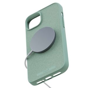 Njorð Collections Fabric MagSafe Case iPhone 15 Plus - Turquoise