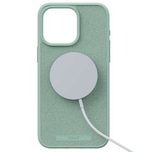 Njorð Collections Fabric MagSafe Case iPhone 15 Pro Max - Turquoise