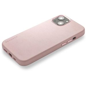 Decoded Leather Backcover MagSafe iPhone 13 - Roze