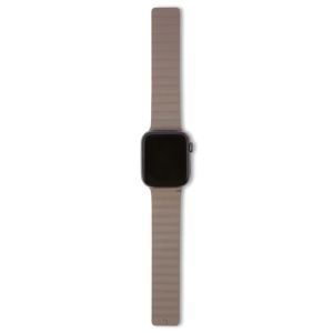 Decoded Silicone Magnetic Traction Strap Lite Apple Watch Series 1-8 / SE - 38/40/41 mm - Dark Taupe