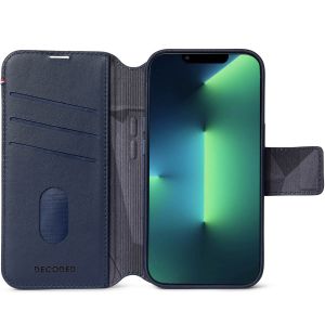 Decoded 2 in 1 Leather Detachable Wallet iPhone 14 - Donkerblauw