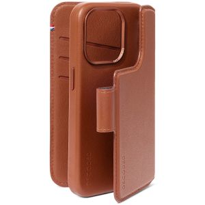 Decoded 2 in 1 Leather Detachable Wallet iPhone 15 Pro - Bruin