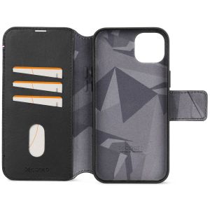 Decoded 2 in 1 Leather Detachable Wallet iPhone 15 Plus - Zwart