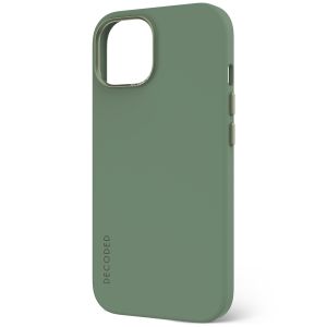 Decoded Silicone Backcover MagSafe iPhone 15 - Groen