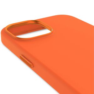 Decoded Silicone Backcover MagSafe iPhone 15 - Oranje
