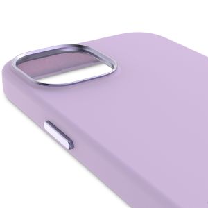 Decoded Silicone Backcover MagSafe iPhone 15 - Paars