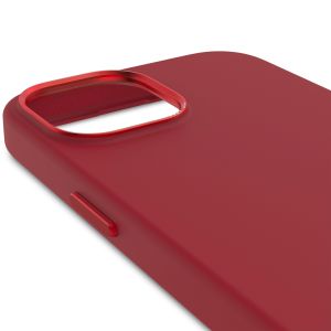 Decoded Silicone Backcover MagSafe iPhone 15 - Rood