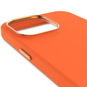 Decoded Silicone Backcover MagSafe iPhone 15 Pro Max - Oranje