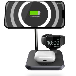 Zens 4-in-1 Magnetic + Watch Wireless Charger - Draadloze oplader voor iPhone, Apple Watch en AirPods