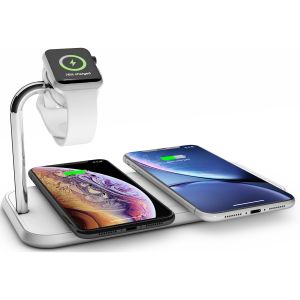 Zens 2-in-1 Wireless Charger Dual + Apple Watch - 10W - Wit
