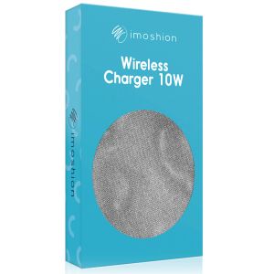 iMoshion Fast Charge draadloze oplader - 10 Watt - Fabric - Grijs