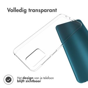 Accezz Clear Backcover Motorola Moto E13 - Transparant