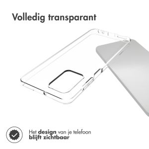 Accezz Clear Backcover Motorola Moto G73 - Transparant