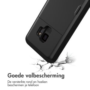 iMoshion Backcover met pasjeshouder Samsung Galaxy S9 - Zwart