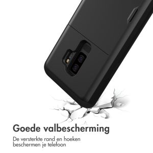 iMoshion Backcover met pasjeshouder Samsung Galaxy S9 Plus - Zwart