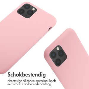 iMoshion Siliconen hoesje met koord iPhone 11 Pro - Roze