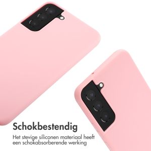 iMoshion Siliconen hoesje met koord Samsung Galaxy S22 Plus - Roze