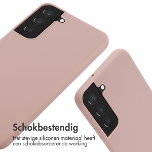 iMoshion Siliconen hoesje met koord Samsung Galaxy S22 Plus - Sand Pink