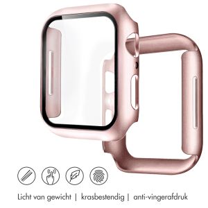 iMoshion Full Cover Hardcase Apple Watch Series 7 / 8 / 9 - 45 mm - Rosé Goud