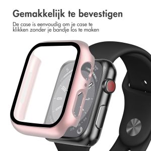 iMoshion Full Cover Hardcase Apple Watch Series 7 / 8 / 9 - 41 mm - Rosé Goud