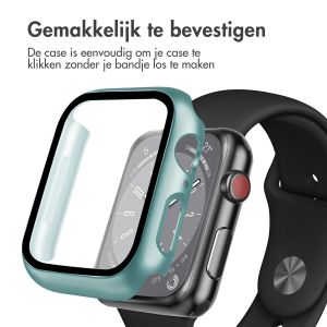 iMoshion Full Cover Hardcase Apple Watch Series 7 / 8 / 9 - 41 mm - Donkergroen