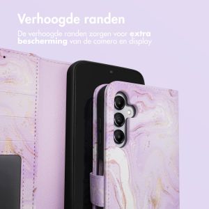 iMoshion Design Bookcase Samsung Galaxy A14 (5G/4G) - Purple Marble